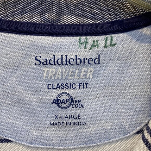 SADDLEBRED TRAVELER -- Polo Shirt, Large Man, Short Sleeve, Classic Fit, Collar - Picture 9 of 10